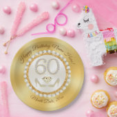 Verbluffende, 60e verjaardag papieren Borden, spec Papieren Bordje (Feest)