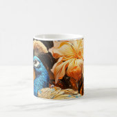 Verbluffende aangepaste Monogram Peacock Mok (Center)