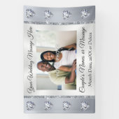 Verbluffende aangepaste, welkomstbanner voor bruil spandoek (Verticaal)