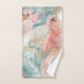 VERBLUFFENDE AARDE MARMER WERVELEN BADKAMER HANDDO BAD HANDDOEK (Handdoek)