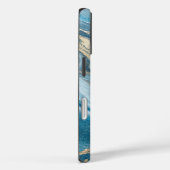 "Verbluffende Abstracte blauw- en goudmarmeren tex Case-Mate iPhone Case (Achterkant / Rechts)