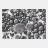 Verbluffende abstracte bubbels en cirkels inpakpapier vel (Voorkant 3)