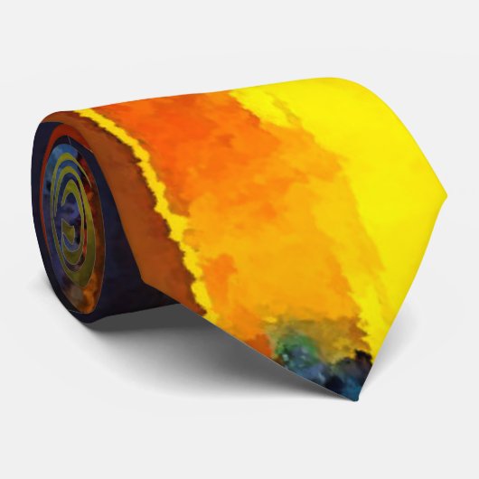 Verbluffende Abstracte gekleurde Mannen Stropdas (Opgerold)