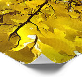 Verbluffende Abstracte kunst in de herfst van de b Poster (Hoek)