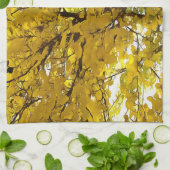 Verbluffende Abstracte kunst in de herfst van de b Theedoek (Gevouwen)