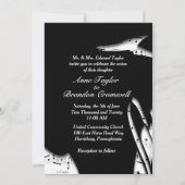 Verbluffende Abstracte muziekthema Weddenschap Kaart (Voorkant)