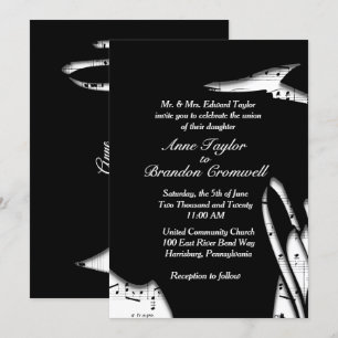 Verbluffende Abstracte muziekthema Weddenschap Kaart