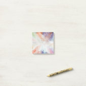 Verbluffende Abstracte Waterverf moderne kunst Post-it® Notes (Op bureau)