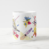 Verbluffende abstractie - Kandinsky Grote Koffiekop (Voorkant)