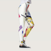 Verbluffende abstractie - Kandinsky Leggings (Rechts)