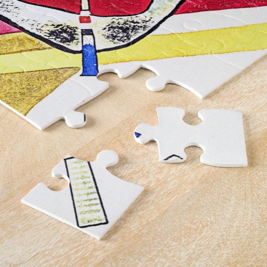 Verbluffende abstractie - Kandinsky Legpuzzel (Zijkant)