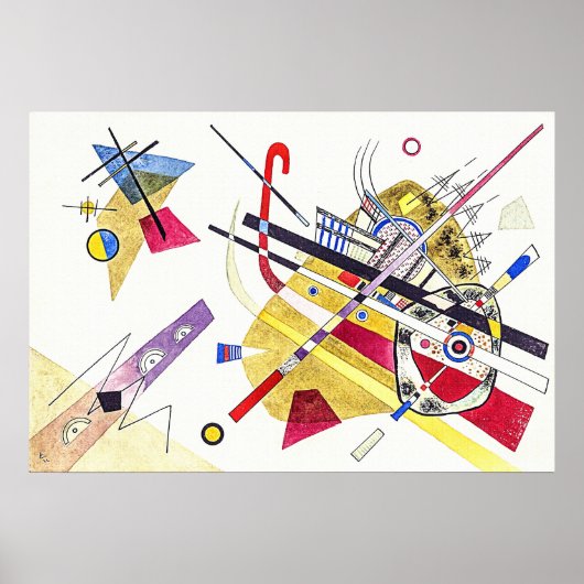 Verbluffende abstractie - Kandinsky Poster (Voorkant)