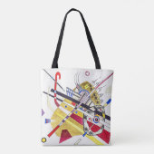 Verbluffende abstractie - Kandinsky Tote Bag (Achterkant)