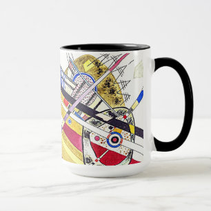 Verbluffende abstractie - Kandinsky Waterverf Art Mok