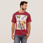 Verbluffende abstractie - Kandinsky Waterverf Art T-shirt (Voorkant volledig)