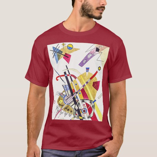 Verbluffende abstractie - Kandinsky Waterverf Art T-shirt (Voorkant)