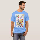 Verbluffende abstractie - Kandinsky Waterverf Art T-shirt (Voorkant volledig)