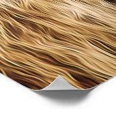 Verbluffende afrikaanse digitale leeuw-oliesschild poster (Hoek)