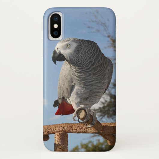Verbluffende Afrikaanse grijze papegaai Case-Mate iPhone Case (Achterkant)