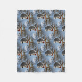 Verbluffende Afrikaanse grijze papegaai Fleece Deken (Voorkant)