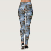 Verbluffende Afrikaanse grijze papegaai Leggings (Achterkant)