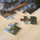 Verbluffende Afrikaanse grijze papegaai Legpuzzel (Zijkant)