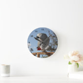 Verbluffende Afrikaanse grijze papegaai Ronde Klok (Huis)