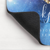 Verbluffende Agaat Gold Glitter Muismat (Hoek)