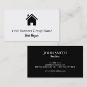 Verbluffende agent voor onroerend goed visitekaartje (Voorkant / Achterkant)