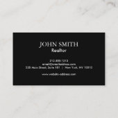 Verbluffende agent voor onroerend goed visitekaartje (Achterkant)