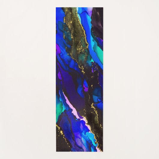 Verbluffende alcoholinkt Yoga Mat schilderen (Voorkant)