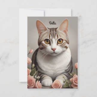 Verbluffende Amerikaanse Korthaar Kat met Delicate