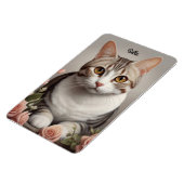 Verbluffende Amerikaanse Korthaar Kat met Delicate Magneet (Linkerzijde)