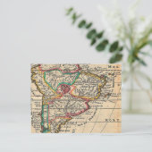 Verbluffende Antiek kaart van Zuid-Amerika (Staand voorkant)