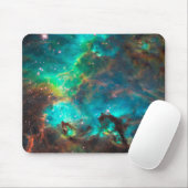 Verbluffende Aqua Star-cluster Muismat (Met muis)