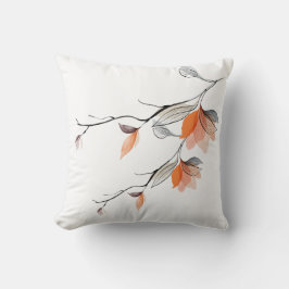 Verbluffende aquarel Flower Branch Kussen Hoesje