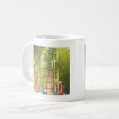 Verbluffende architectuurcityscape art accessoires koffiemok (Voorkant links)