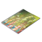 Verbluffende architectuurcityscape art accessoires notitieboek (Linkerzijde)