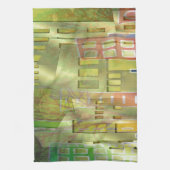 Verbluffende architectuurcityscape art accessoires theedoek (Verticaal)