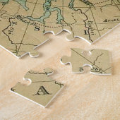 Verbluffende Arctische cirkelkaart Legpuzzel (Zijkant)