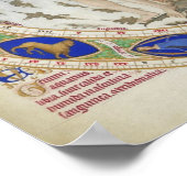 Verbluffende astrologische kaart, vintage kunst, d poster (Hoek)