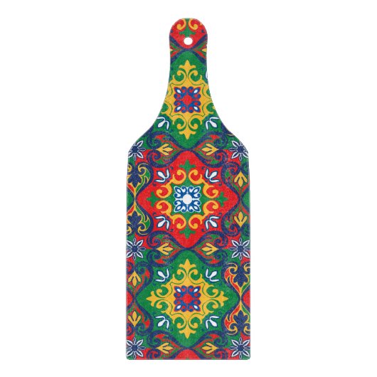 Verbluffende 💚 ❤️ 💛 Azulejos Snijplank (Voorkant)