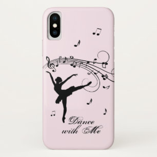 Verbluffende Ballerina Dancing met Music Pink Case-Mate iPhone Case