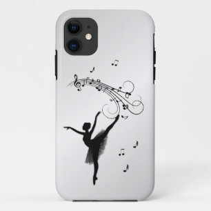 Verbluffende Ballerina Dansmet muziek Case-Mate iPhone Case