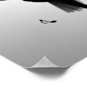 Verbluffende Ballerina Dansmet muziek Poster (Hoek)