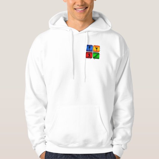 Verbluffende Baseball-stijl Hoodie (Voorkant)