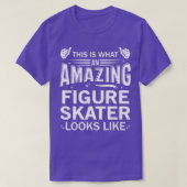 Verbluffende beeldschaatser t-shirt (Design voorkant)