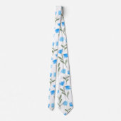 Verbluffende, blauwe Waterverf, afdruk Stropdas (Achterkant)