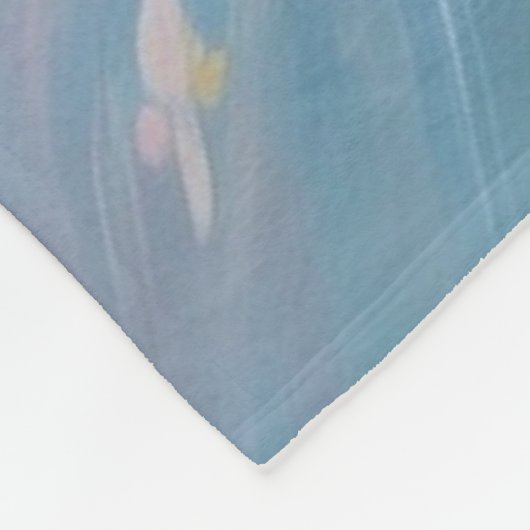 Verbluffende bloem fleece deken (Hoek)