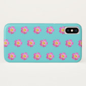 Verbluffende bloemen met een gouden centrale Case-Mate iPhone case (Achterkant (horizontaal))
